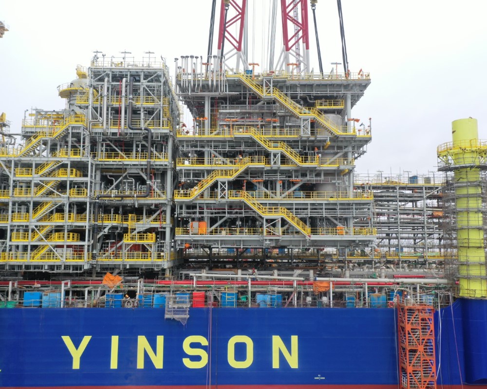 Process topside modules for an offshore FPSO vessel