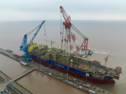 Process topside modules for an offshore FPSO vessel